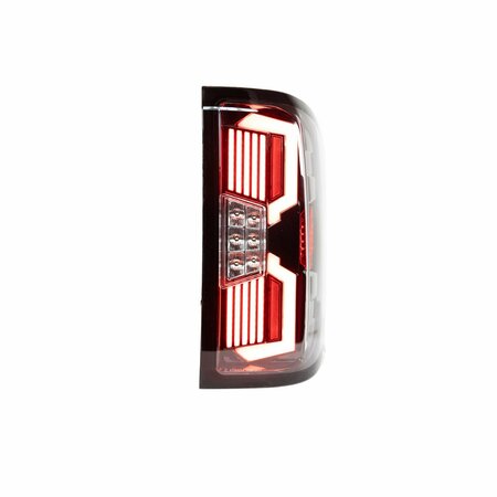 Renegade V2Led Sequential Tail Light - Glossey Black/Clear CTRNG0686-GBC-SQ